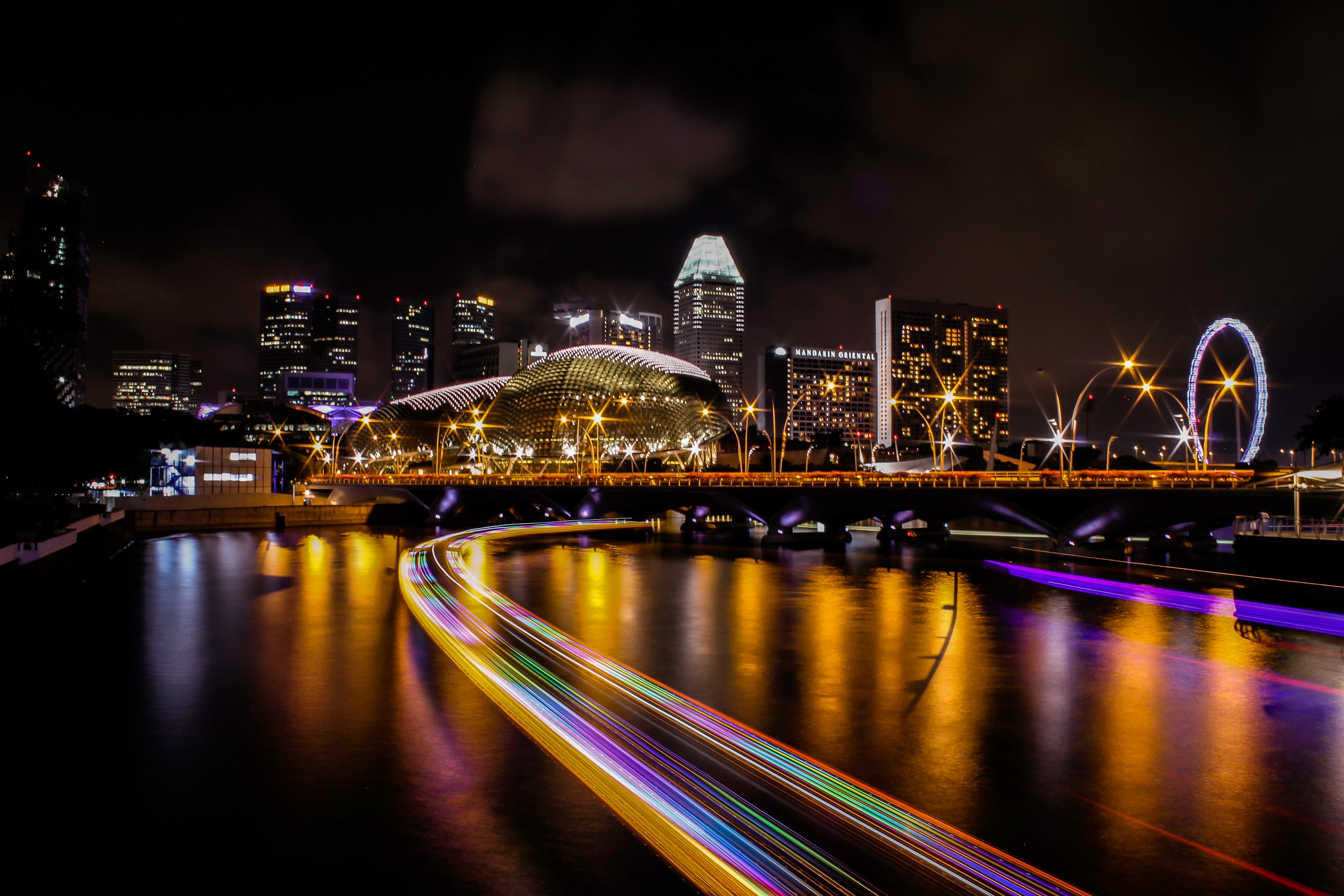 time lapse photo of cityscape during nighttime